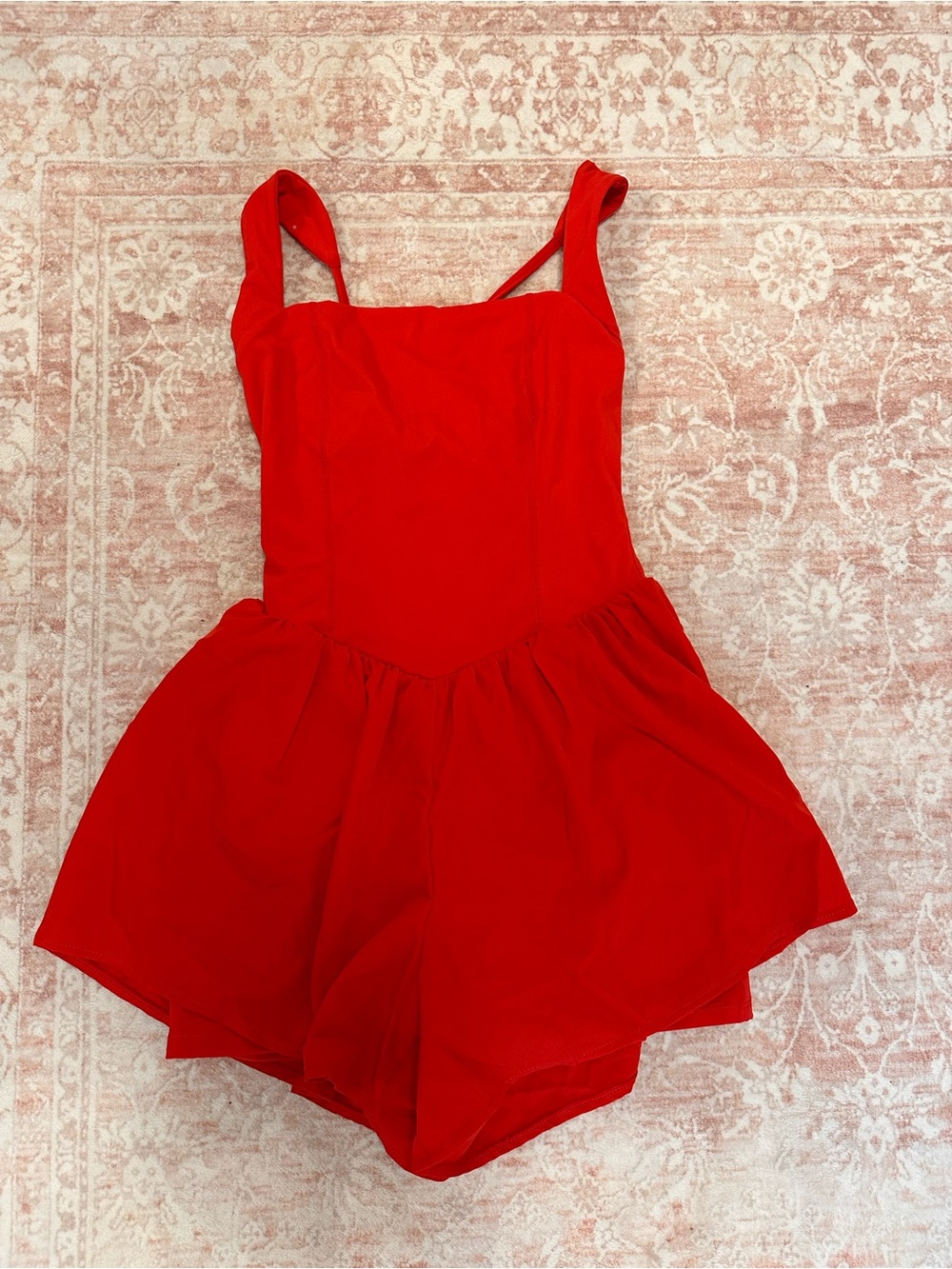NWT ❤️ Active Red Romper One Piece Jumpsuit - Picture 4 of 14